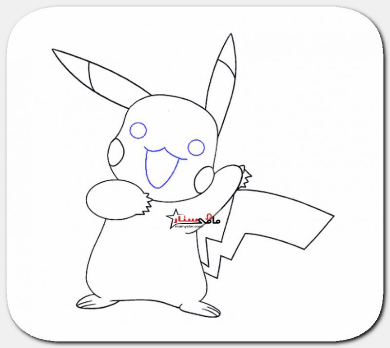 how to draw a pikachu easy step by step