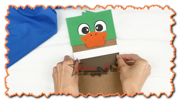 how to make a duck puppet 