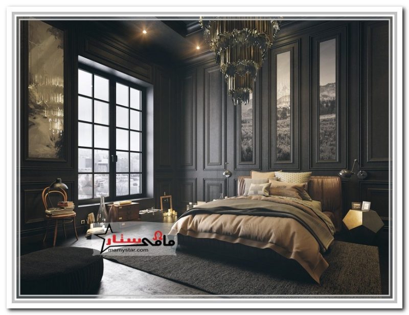 black luxury bedroom