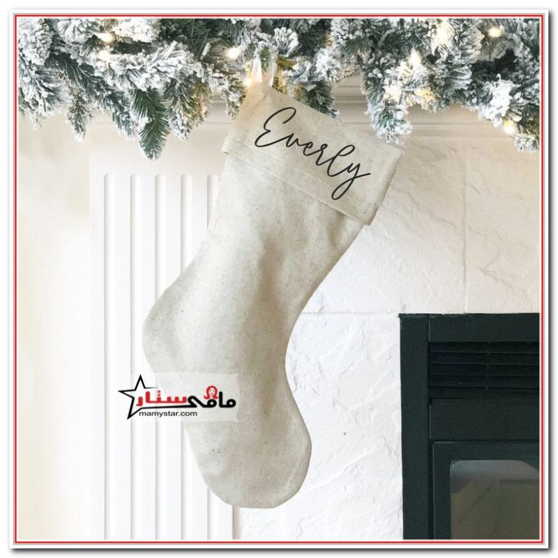 white christmas stockings