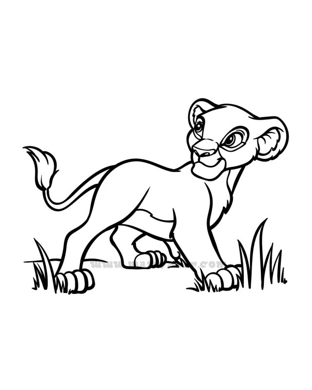 kiara lion guard coloring pages