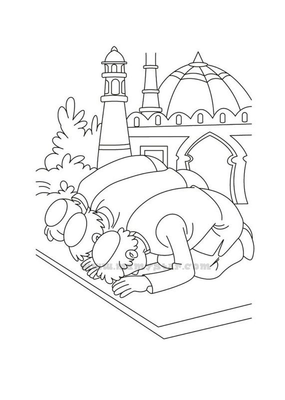 ramadan kareem coloring pages