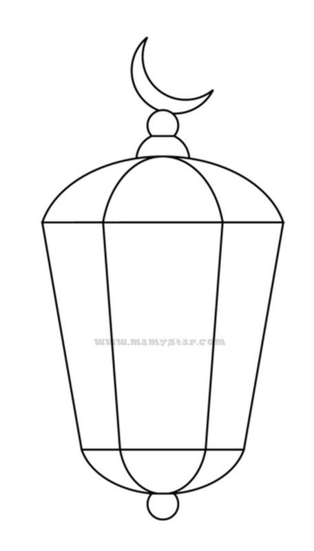 lantern coloring page