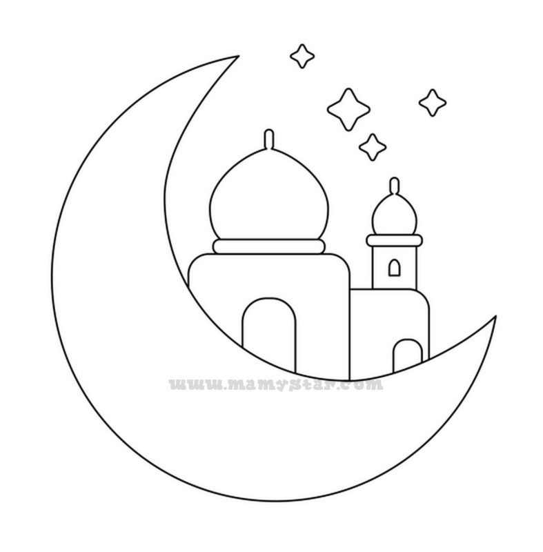free ramadan coloring pages
