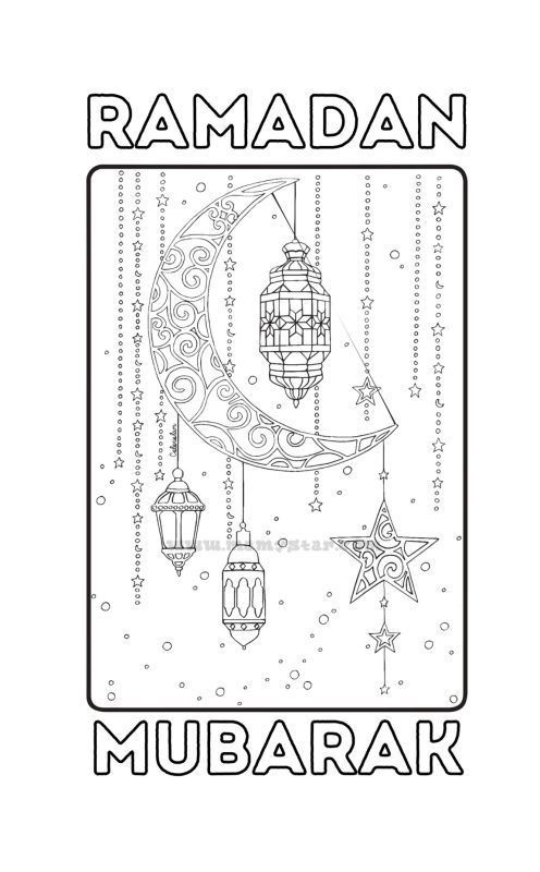 coloring pages for ramadan