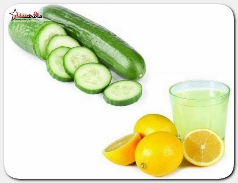 وصفة الخيار والليمون لنفخ الخدود