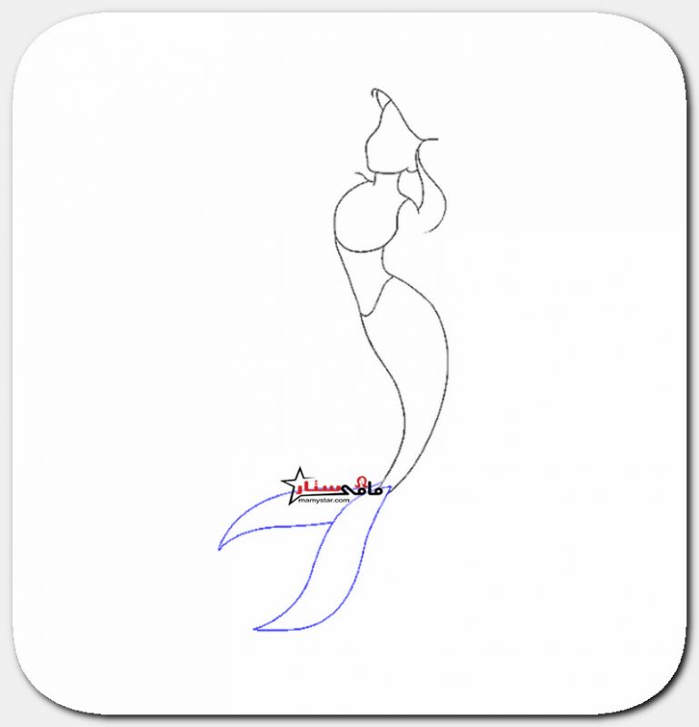 how to draw ariel the little mermaid easy