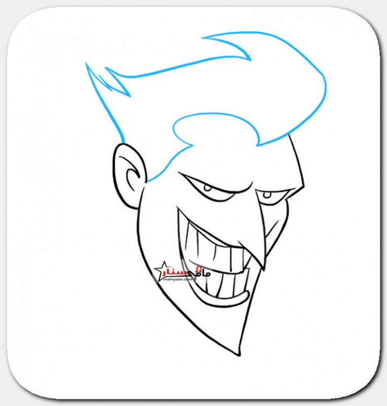 how to draw the joker easy