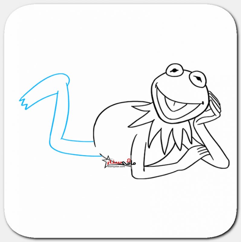 how to draw kermit the frog easy