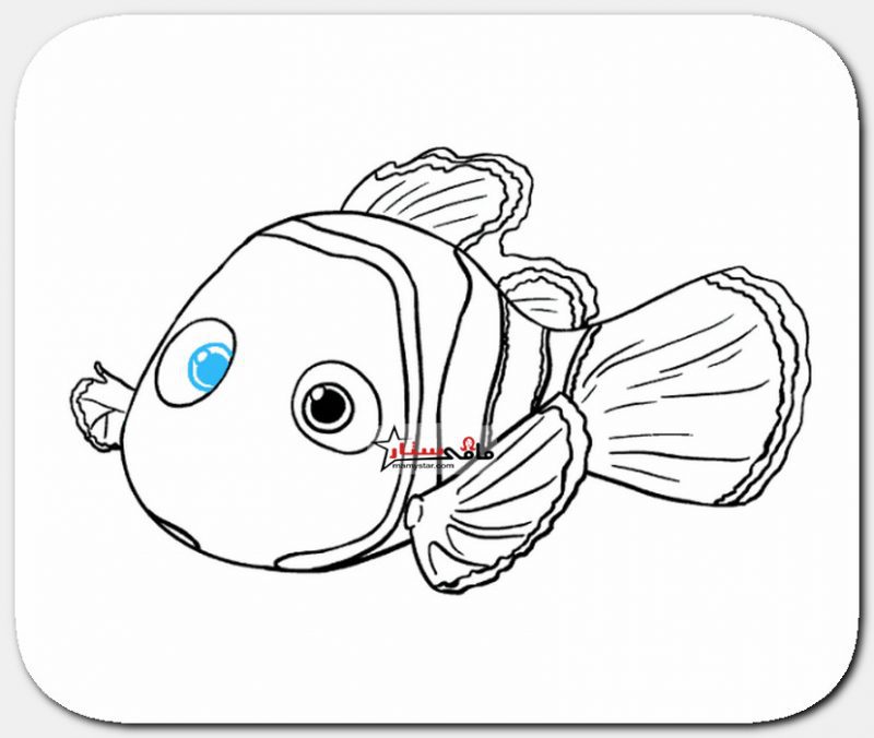 how to draw nemo fish
