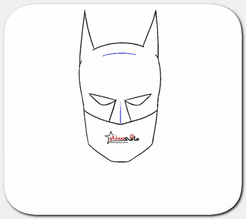 تعلم رسم وجه باتمان
