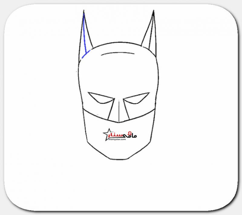 كيفية رسم وجه باتمان