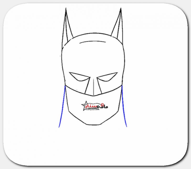 how to draw batman face for beginners