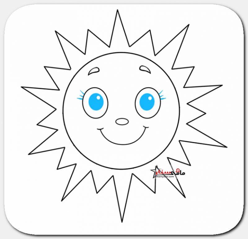كيفية رسم الشمس