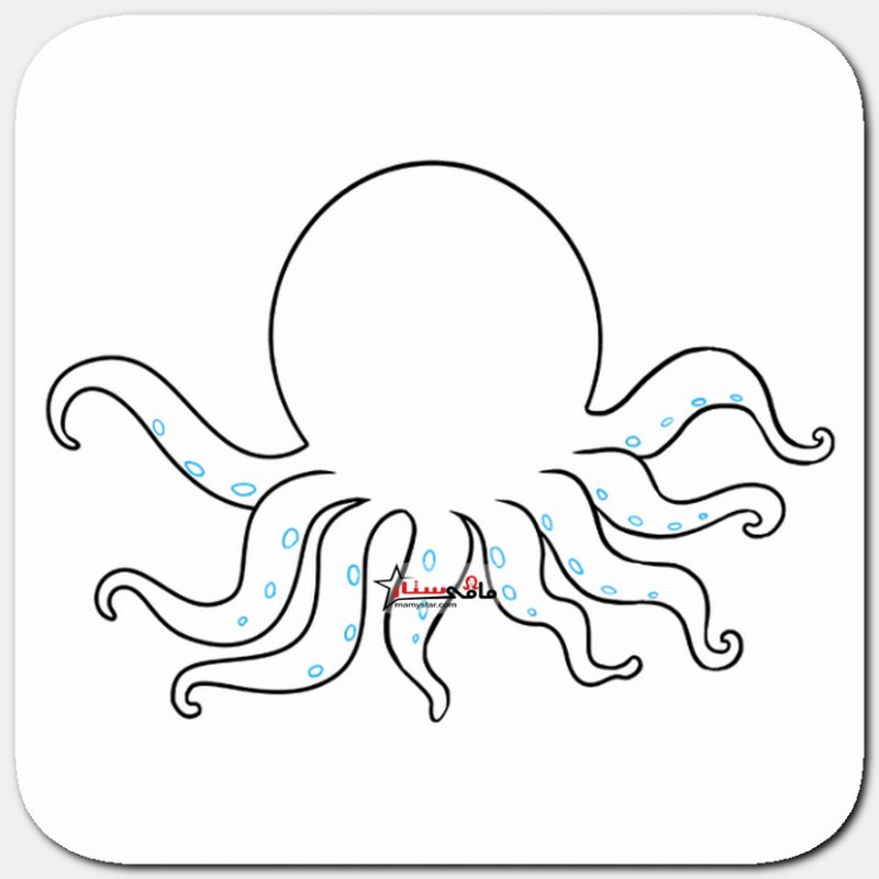 how to draw an octopus for kids