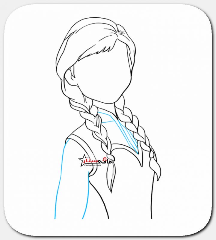 how to draw anna and elsa