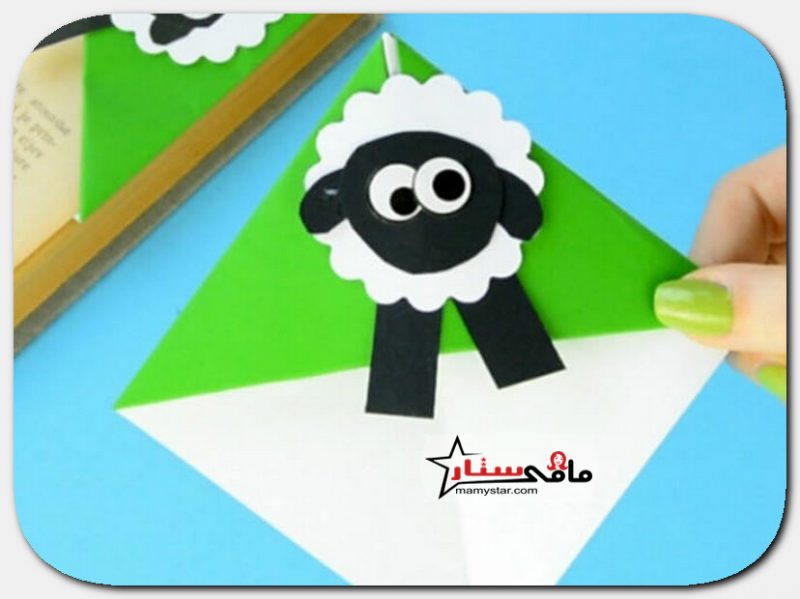 How to make a bookmark from sheep