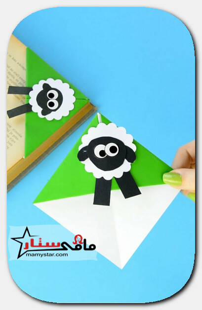 How to make a bookmark from sheep