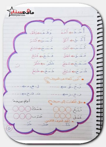 كيفيه تاسيس الطفل فى اللغه العربيه 5