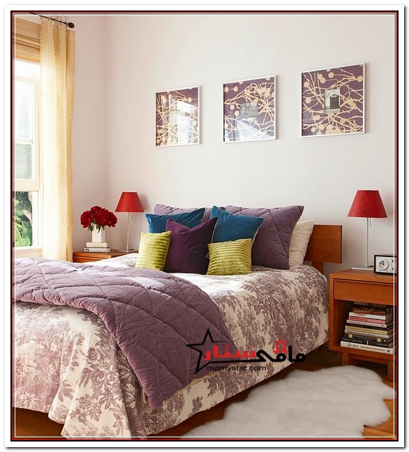 purple bedrooms design 