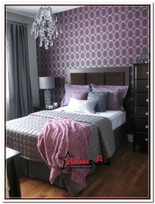 dark purple bedroom