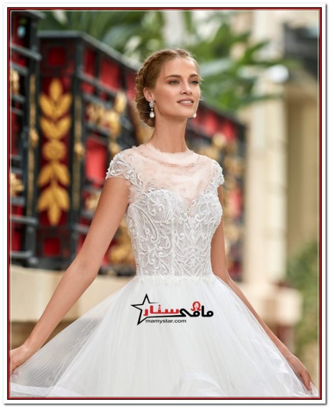 white lace wedding dress 2023