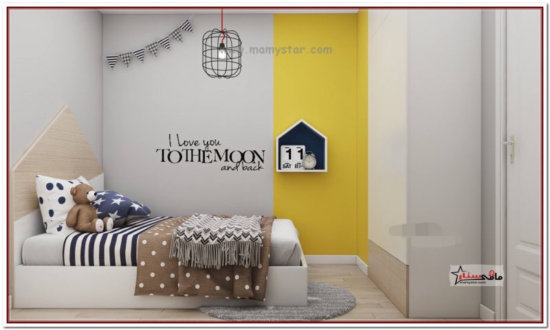 yellow and white childrens bedrooms 2023