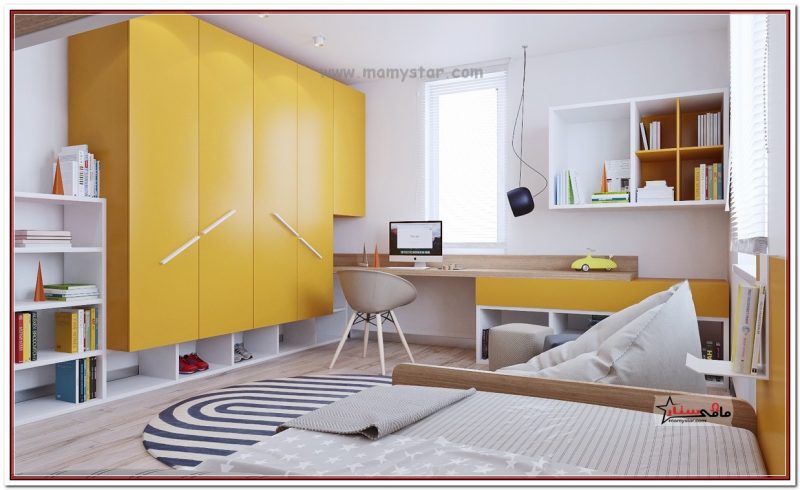 yellow and white childrens bedrooms 2024