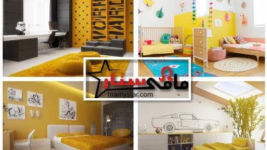 Yellow children's rooms