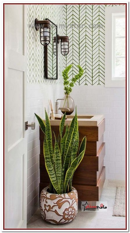 tropical design bathroom