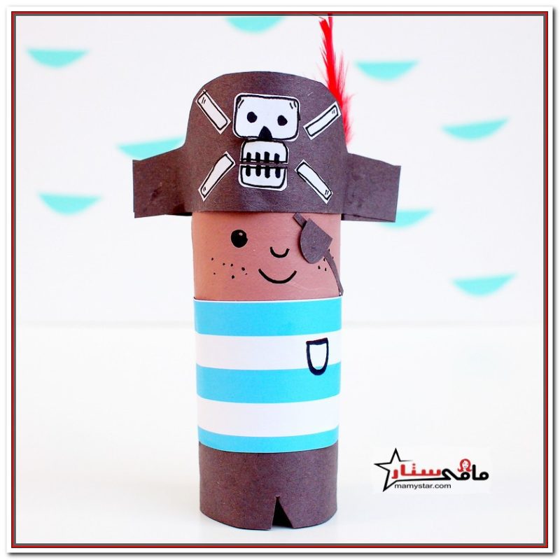 toilet roll crafts pirate 4