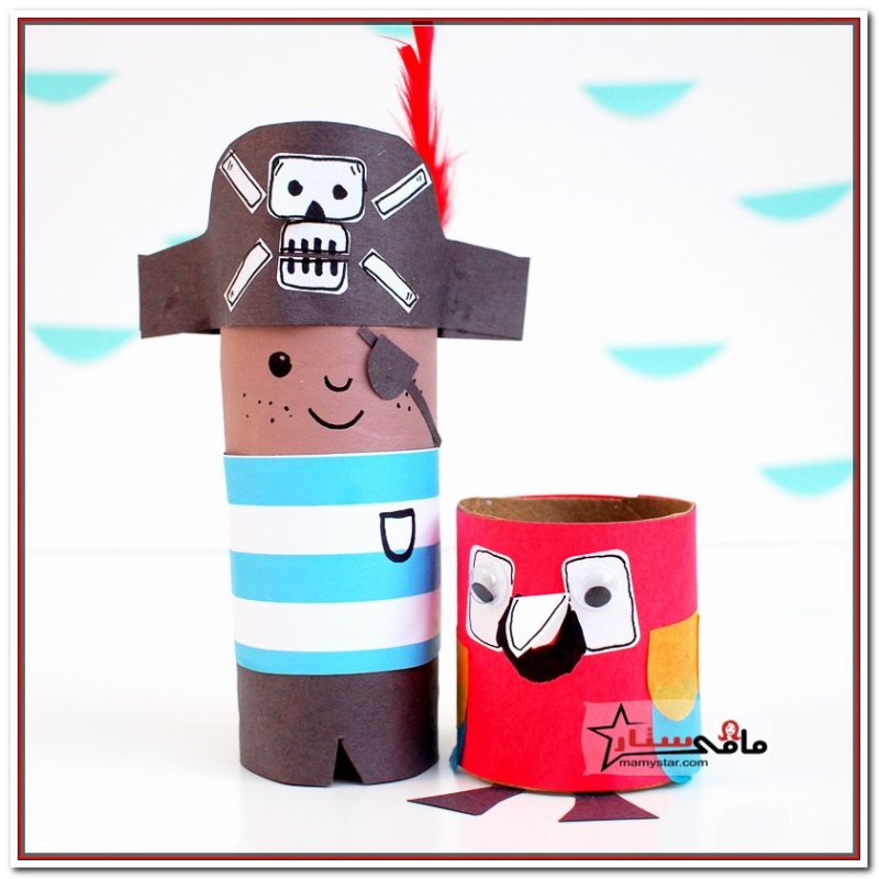 toilet roll crafts pirate 7