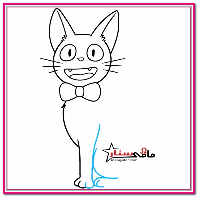 تعلم رسم قطة جيجي كات