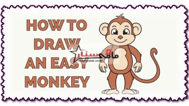 how to draw an easy monkey