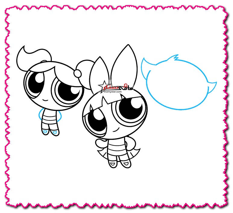 how to draw powerpuff girl buttercup