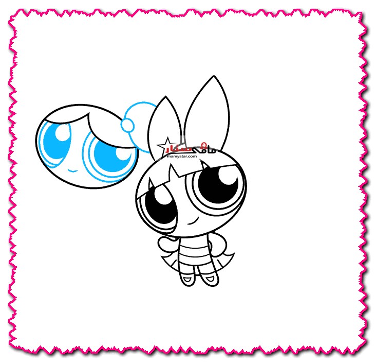 how to draw bubbles powerpuff girl