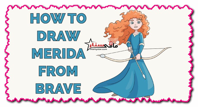 how to draw merida 