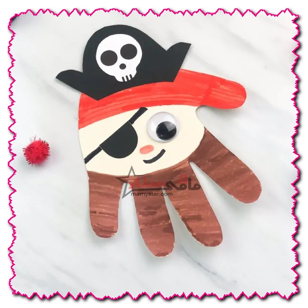 pirate handprint pictures