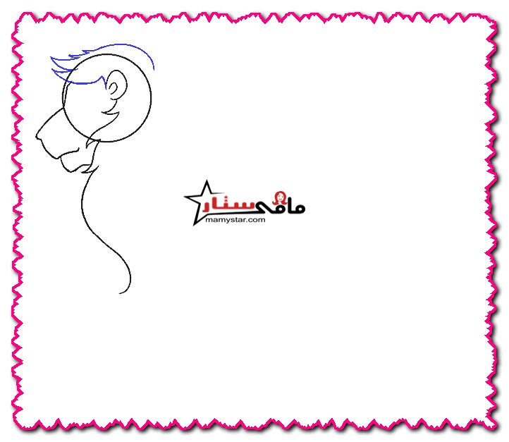 رسم اسد للاطفال