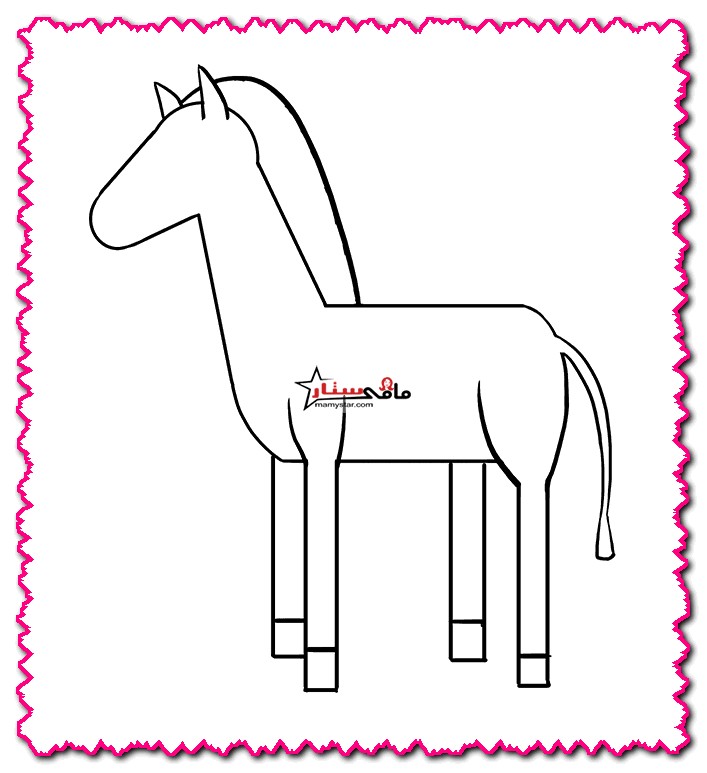 how to draw a zebra for toddlers