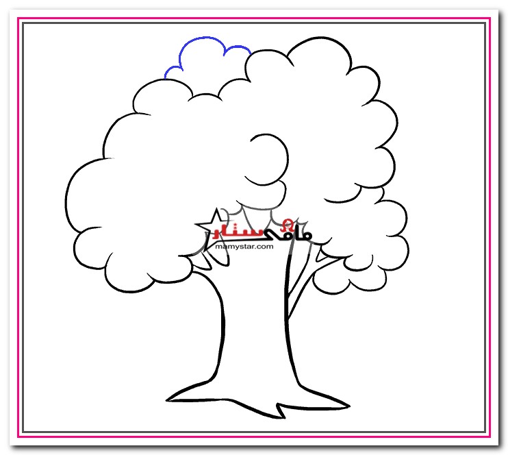 how to draw a tree for beginners