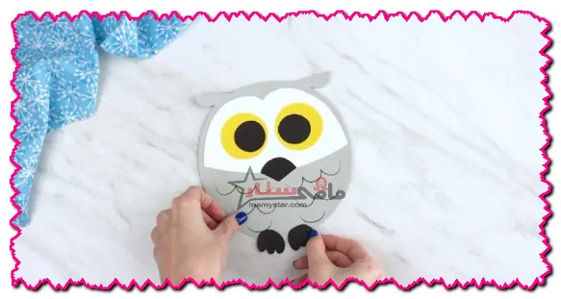 how to make a snowy owl