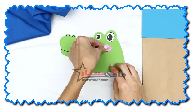 how to make a crocodile paper puppet