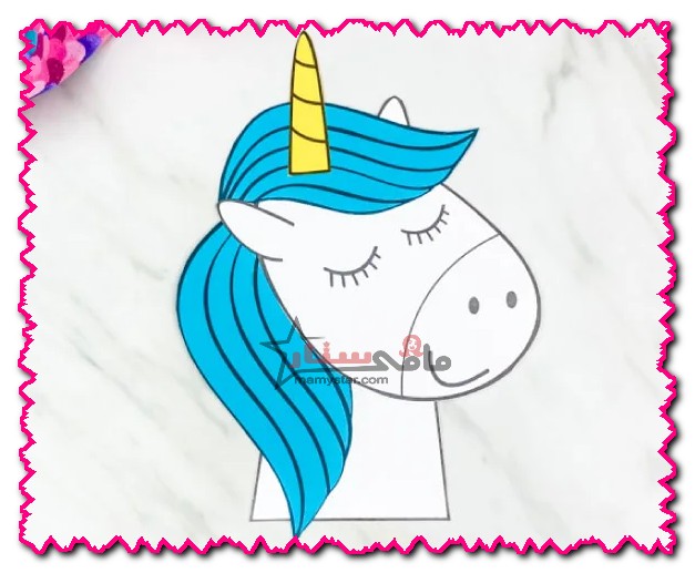 paper unicorn craft