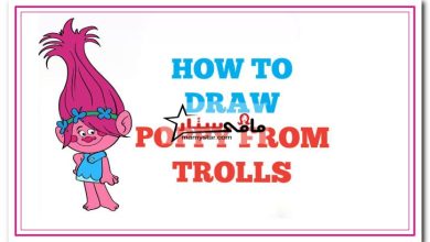 how to draw poppy from trolls