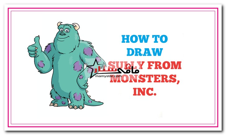 how to draw sully from monsters inc