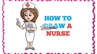 how to draw a nurse