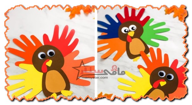 how to make a turkey craft with hands