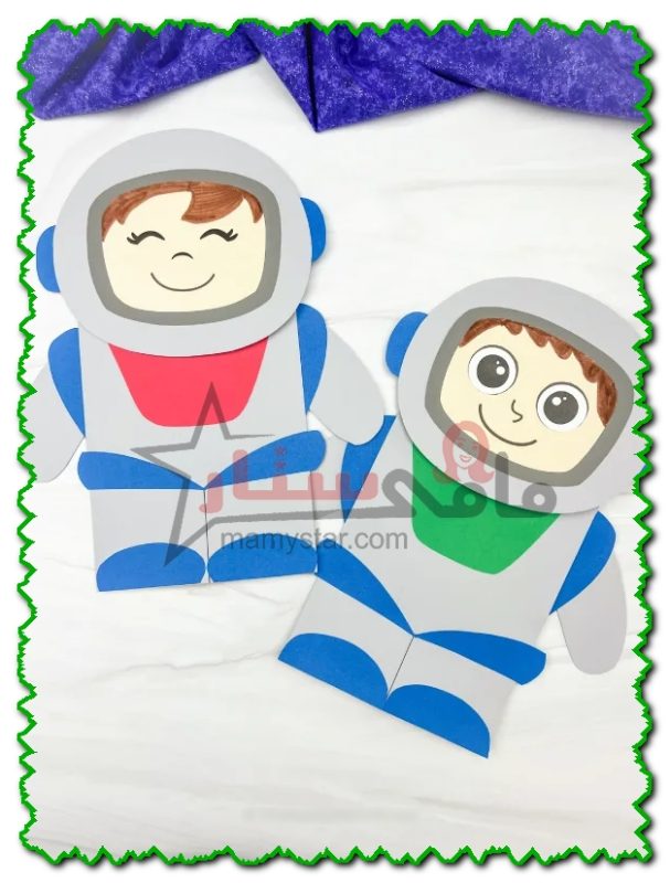 astronaut paper craft