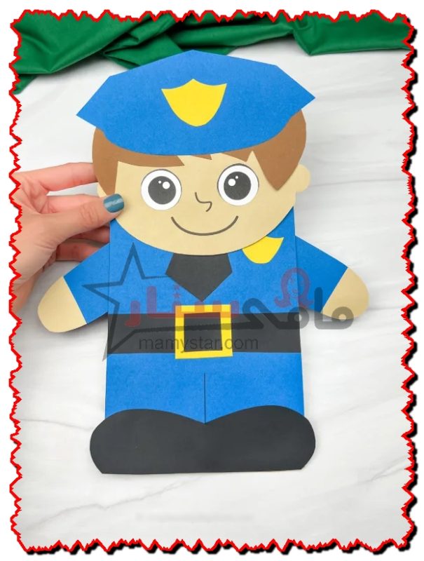 police officer craft for preschool